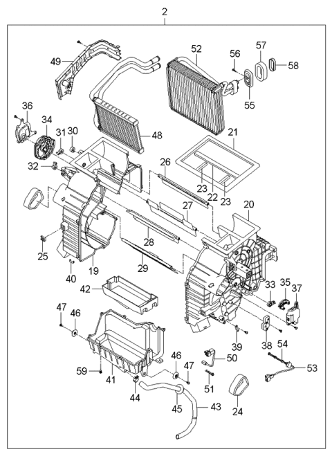2006 Kia Optima Arm-Floor Door Diagram for 971852G000