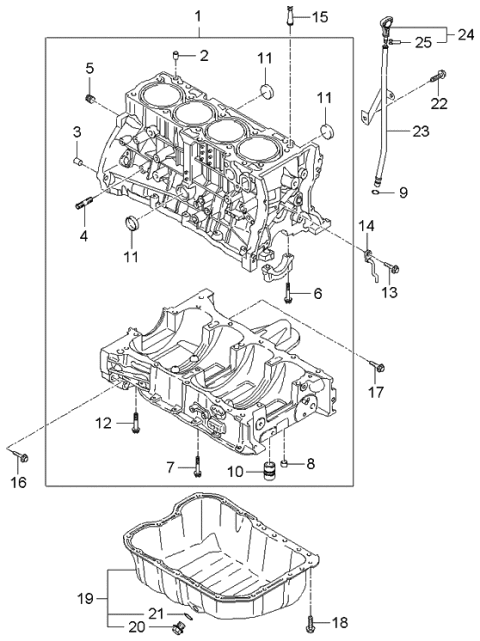 2006 Kia Optima  Plug-Taper Diagram for 2113325000