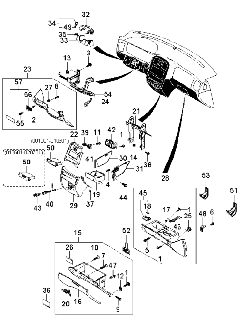 2005 Kia Optima  Screw-Tapping Diagram for 1243405163