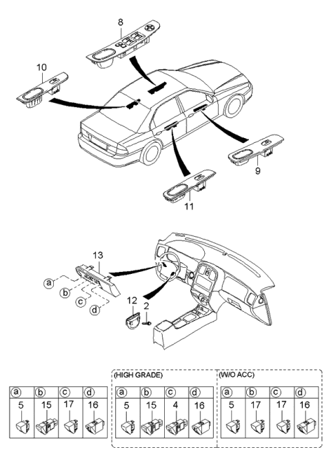 2003 Kia Optima  Screw Diagram for 1229105121