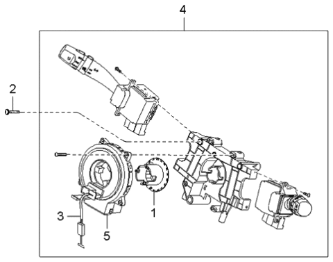 2005 Kia Optima  Wiring Harness-Air Bag Diagram for 9111038000