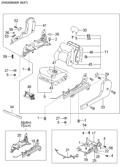 2004 Kia Optima  Bolt-Washer Assembly Diagram for 1122106121