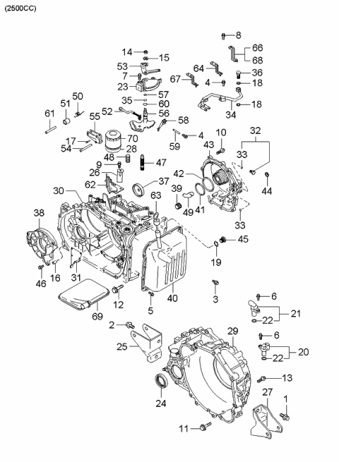 2001 Kia Optima  Not AVAILBLE-Set Sub Diagram for 4311939011