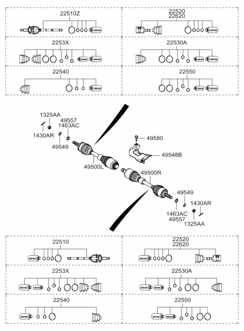 2007 Kia Optima  Heat Protector Diagram for 495482G200