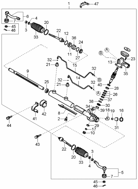 2006 Kia Amanti  Clip-Circulation Diagram for 5771534000