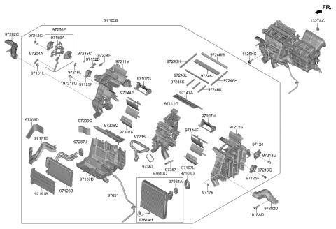 2024 Kia Carnival  Seal Diagram for 97245R0700