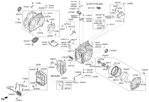 2023 Kia Carnival  Plug Assembly-Pressure Check Diagram for 452503B100