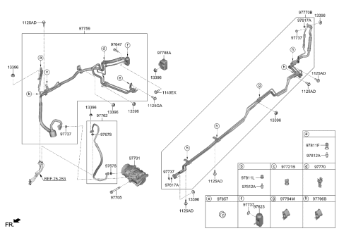 2023 Kia Carnival  COMPRESSOR ASSY Diagram for 97701R0100