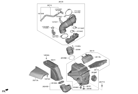 2023 Kia Carnival  O-Ring Diagram for 281653A000
