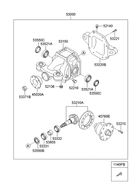 2011 Kia Borrego  Plug-Ventilator Diagram for 521402J100