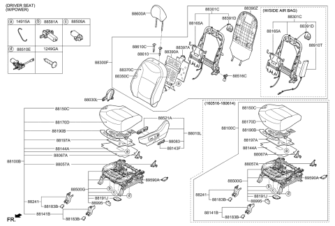 2017 Kia Soul  Pac K Diagram for 88300B2141CUS