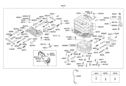 2008 Kia Rio  Valve-Range Control Diagram for 4627322700