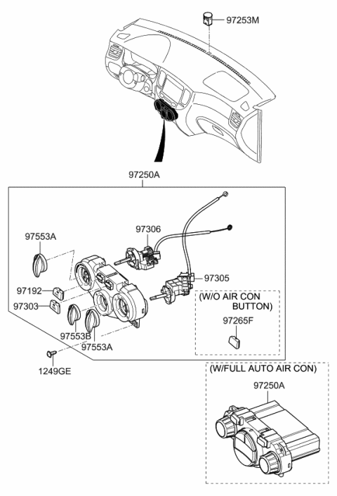 2008 Kia Rio  Cover-Blanking Diagram for 972532F400