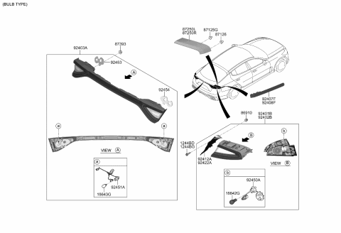 2018 Kia Stinger Pac Yk Diagram for 92490J5020