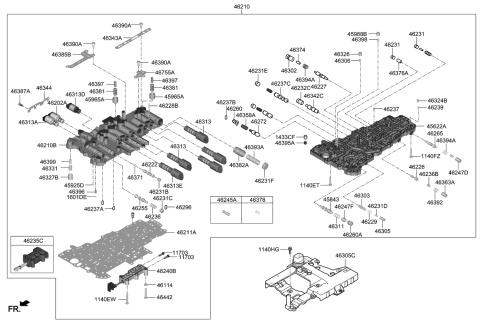 2018 Kia Stinger  Body-Valve, Manual Diagram for 462404J200