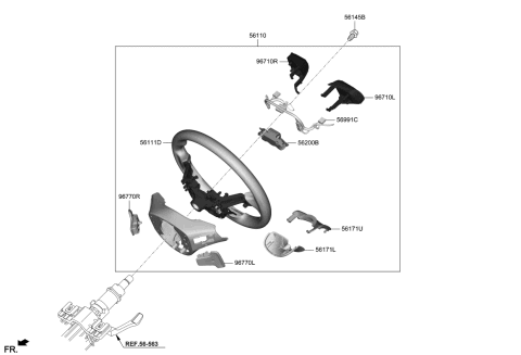 2018 Kia Stinger Extension Wire Diagram for 56190J5000