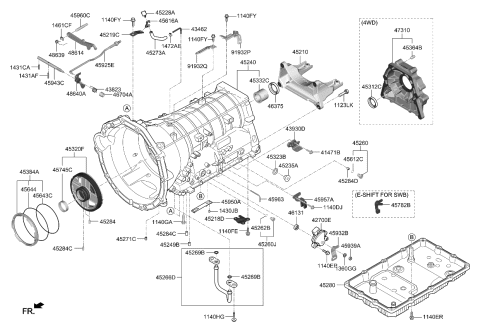 2019 Kia Stinger  Washer-Spring Diagram for 1360208006K
