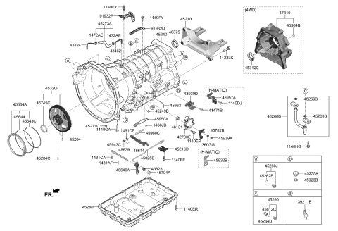 2020 Kia Stinger  Hose-Breather Diagram for 452704F300