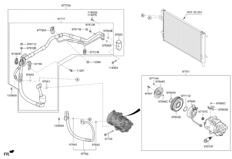 2023 Kia Rio  Spacer Diagram for 9764633300