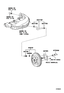 Diagram for 2010 Lexus IS350 Dash Panel Components
