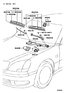 Diagram for 2003 Lexus LS430 Wiper & Washer Components