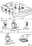 Diagram for 2001 Lexus LS430 Sound System
