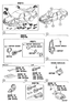 Diagram for 2001 Lexus LS430 Keyless Entry Components