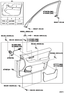 Diagram for 2002 Lexus LS430 Front Door