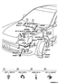 Diagram for 2003 Lexus LS430 Wiper & Washer Components