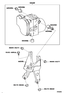 Diagram for 2003 Lexus LS430 ABS Components