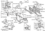 Diagram for 2003 Lexus LS430 Cowl