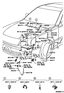 Diagram for 2003 Lexus LS430 Wiper & Washer Components