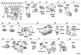 Diagram for 2003 Lexus LS430 Cluster & Switches