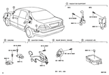 Diagram for 2001 Lexus LS430 Sound System