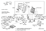 Diagram for 2003 Lexus LS430 Front Seat Components
