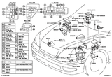 Diagram for 2003 Lexus LS430 Cluster & Switches