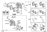 Diagram for 2009 Lexus IS350 Rear Brakes