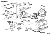 Diagram for 2008 Lexus IS350 Interior Trim - Trunk Lid