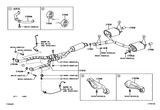 Diagram for 2008 Lexus IS350 Exhaust Components