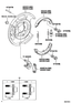 Diagram for 2009 Lexus IS350 Rear Brakes