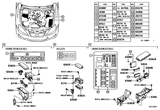 Diagram for 2010 Lexus IS350 Cluster & Switches