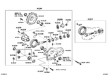 Diagram for 2009 Lexus IS350 Carrier & Front Axles
