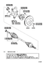 Diagram for 2009 Lexus IS350 Rear Brakes
