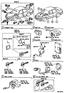 Diagram for 2000 Lexus LS400 Keyless Entry Components