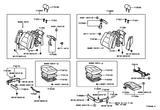 Diagram for 2000 Lexus LS400 Tracks & Components