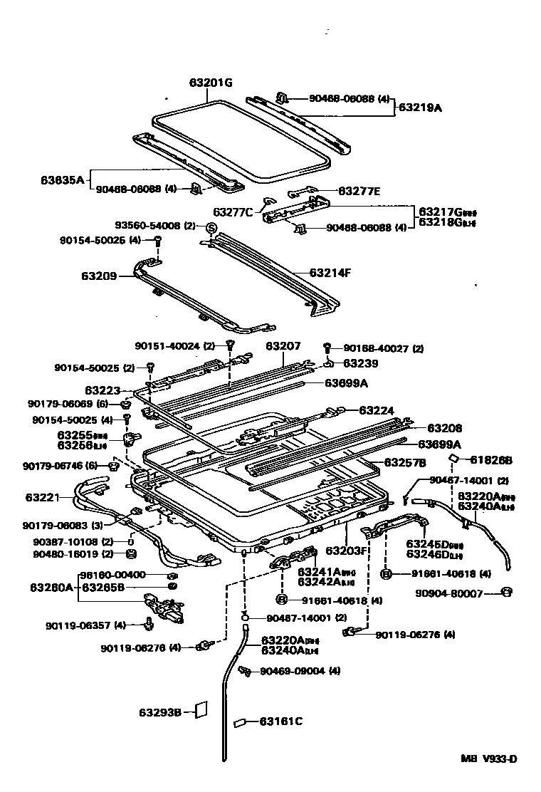 Lexus 90119-06276 Bolt, W/Washer