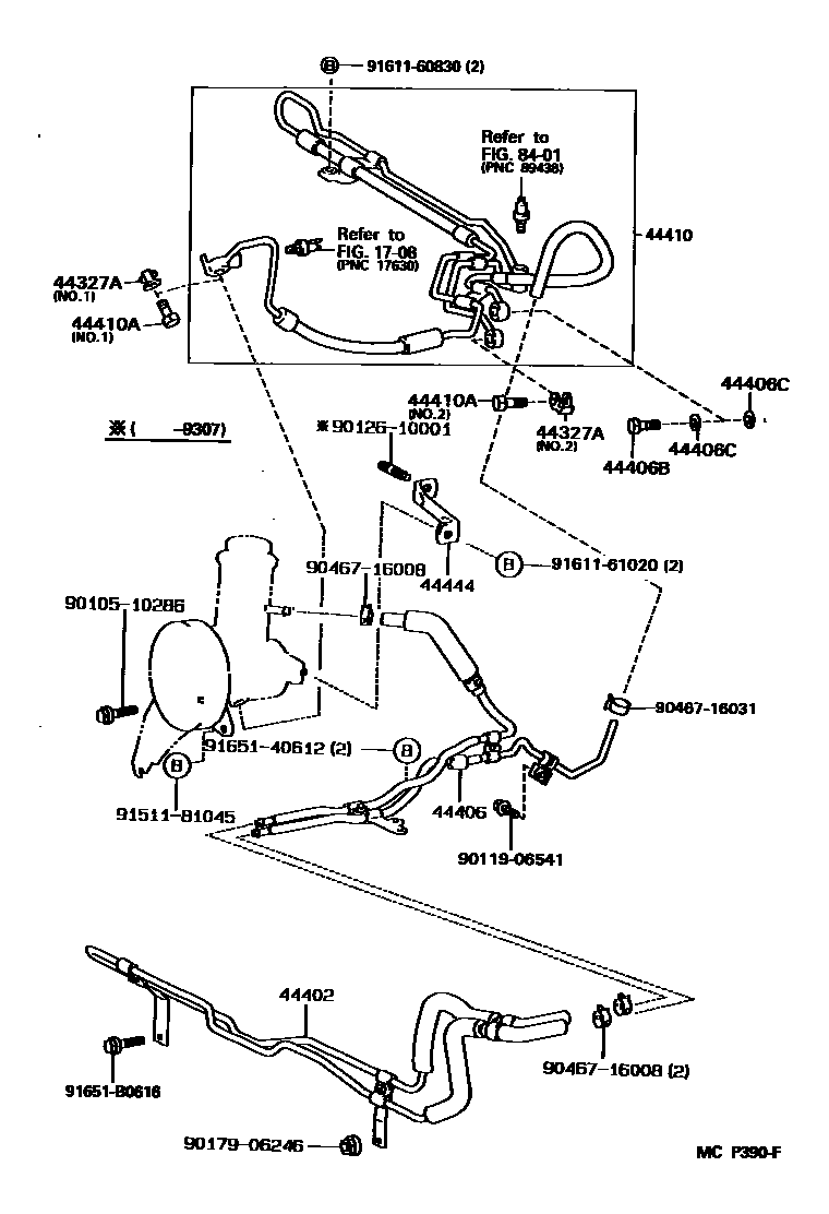 Lexus 90105-10286 Bolt, Washer Based H