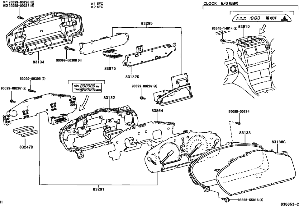 Lexus 90099-00284 Screw
