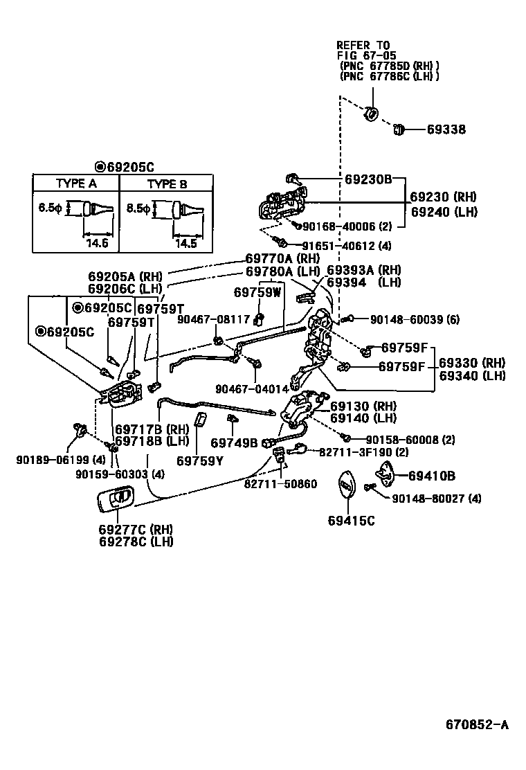 Lexus 90158-60008 Screw, CROSSRECESS T