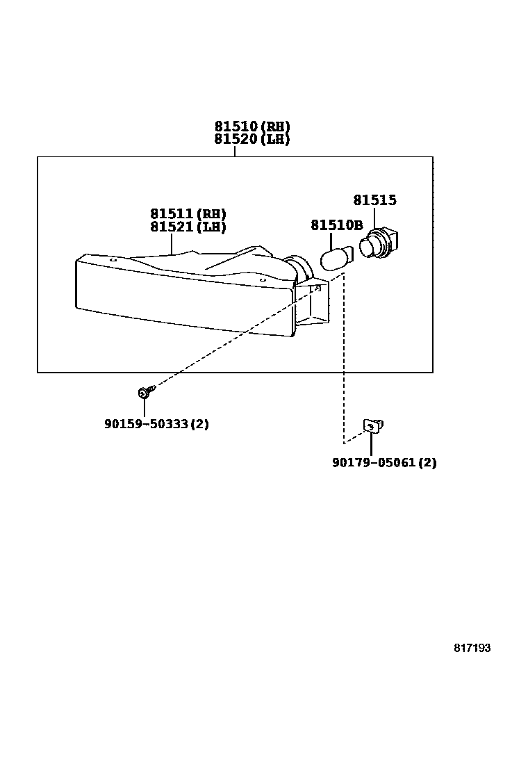 Lexus 90159-50333 Screw, W/WASHER